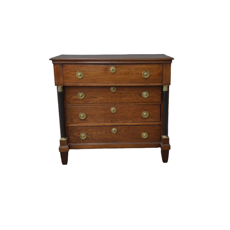 Antiek Hollandse empire Commode/ladekast