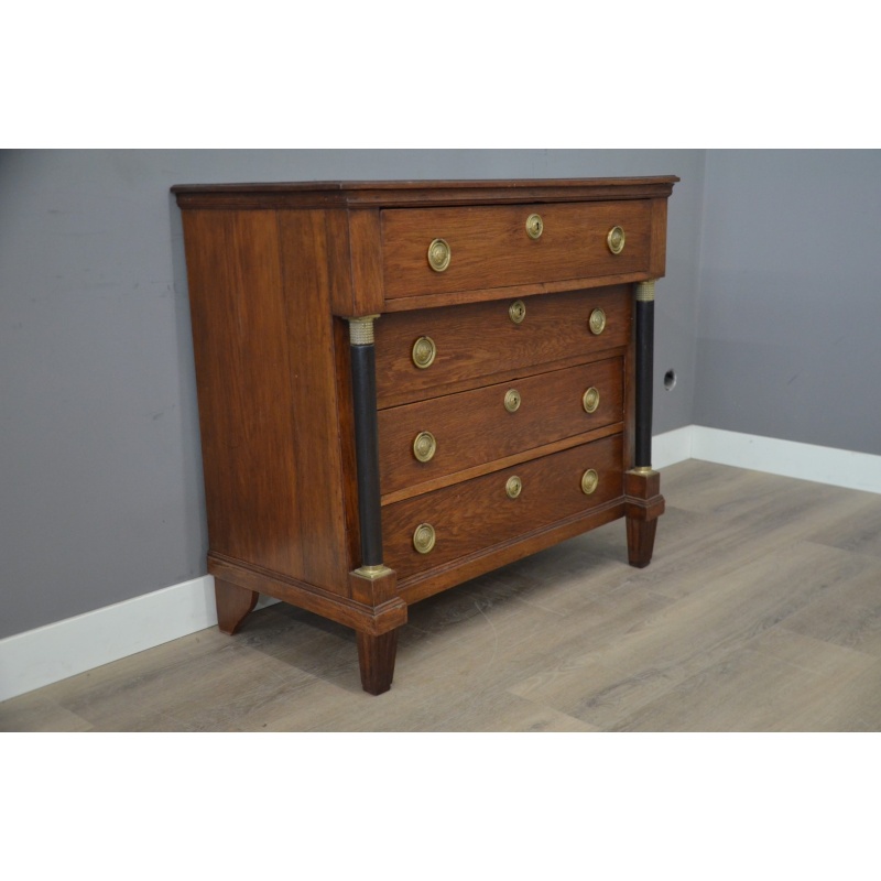 Antiek Hollandse empire Commode/ladekast